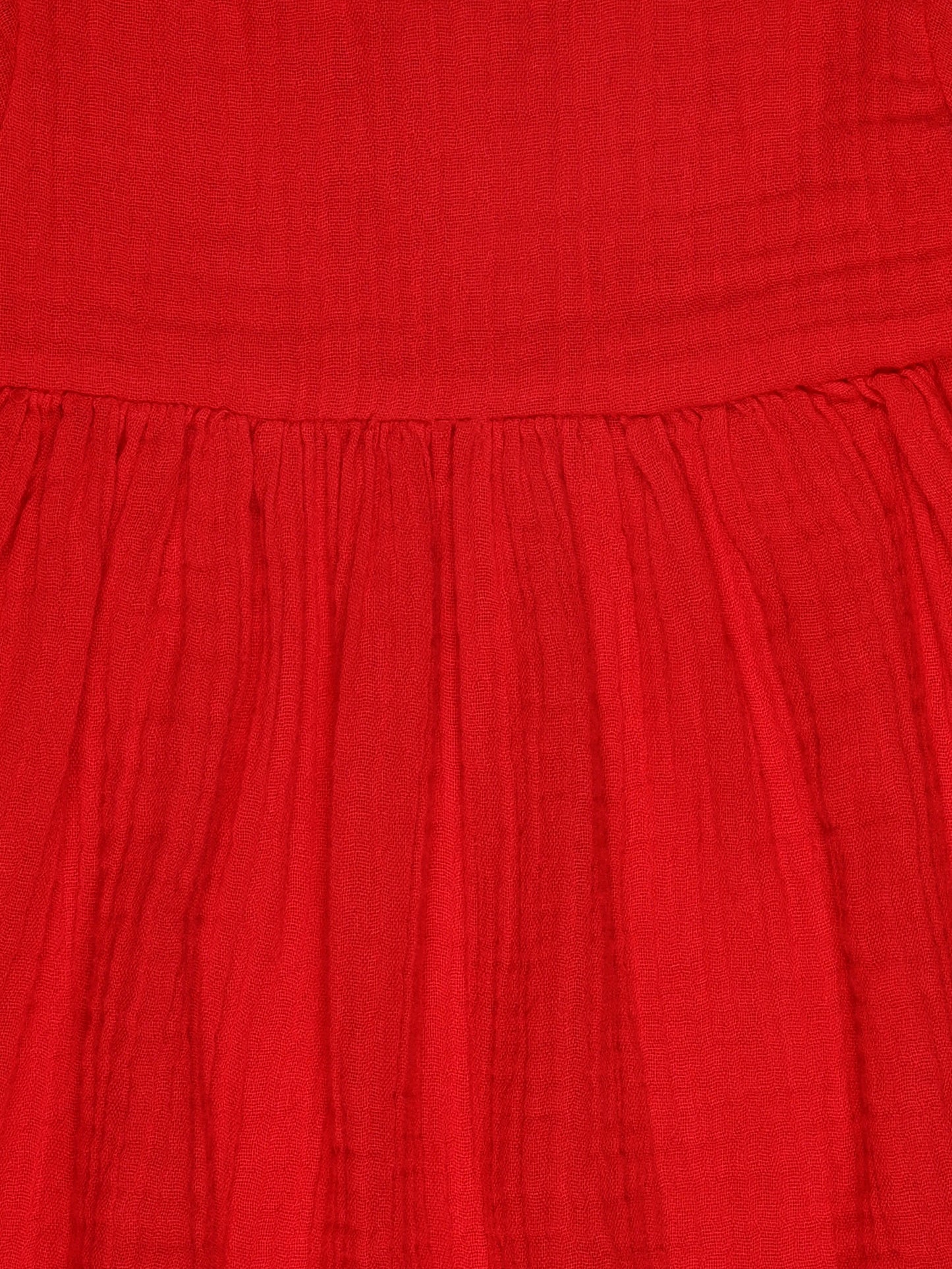 Organic Cotton Baby Girl Dress – Ruby Red