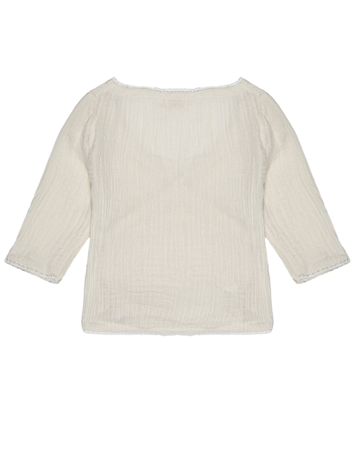 Natural Cream Wrap Co-ord Set – Organic Cotton Shirt & Shorts