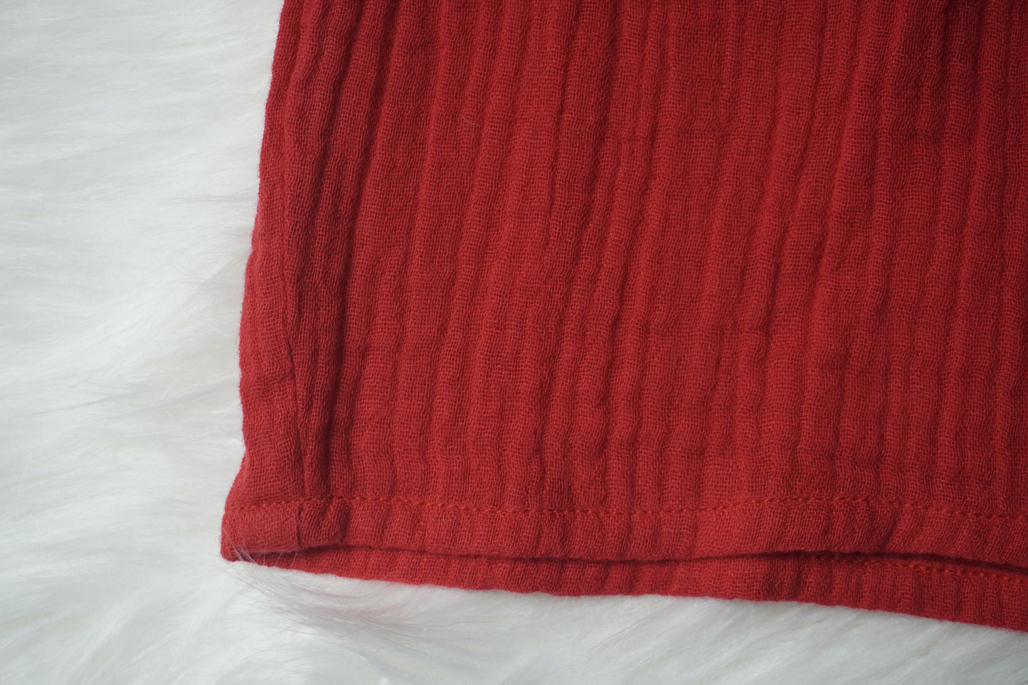 Organic Cotton Baby Shirt – Ruby Red