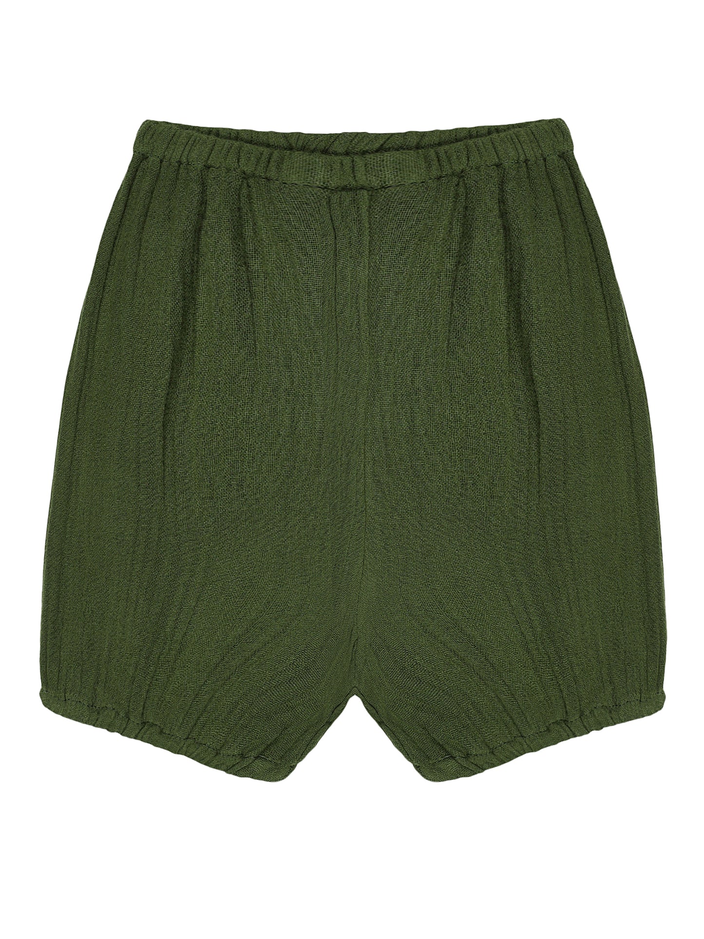 Olive Green Organic Cotton Co-ord Set – Strappy Top & Bloomers