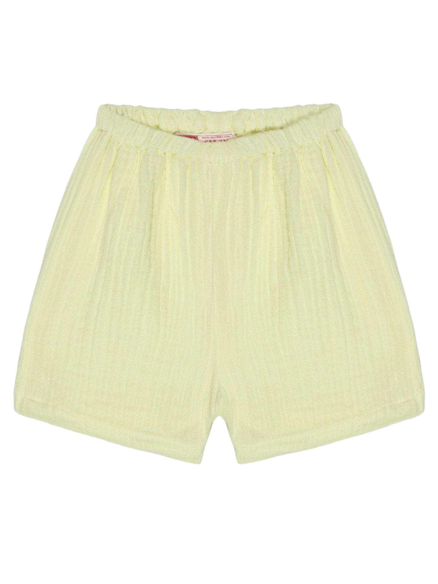 Butter Yellow Co-ord Set – Organic Cotton Shirt & Shorts